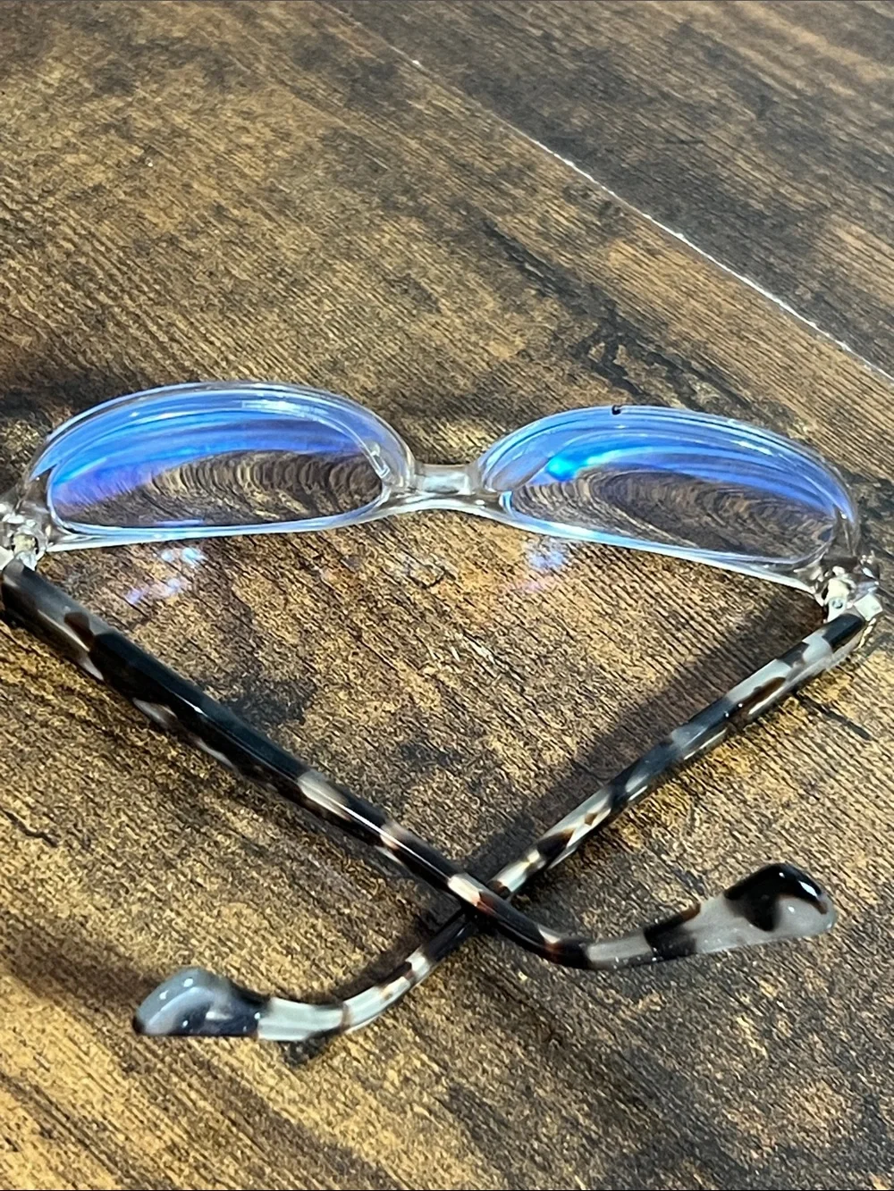 Ralph Lauren RA 7151 6062 52[]17 Clear Frame Glasses with brown Temples